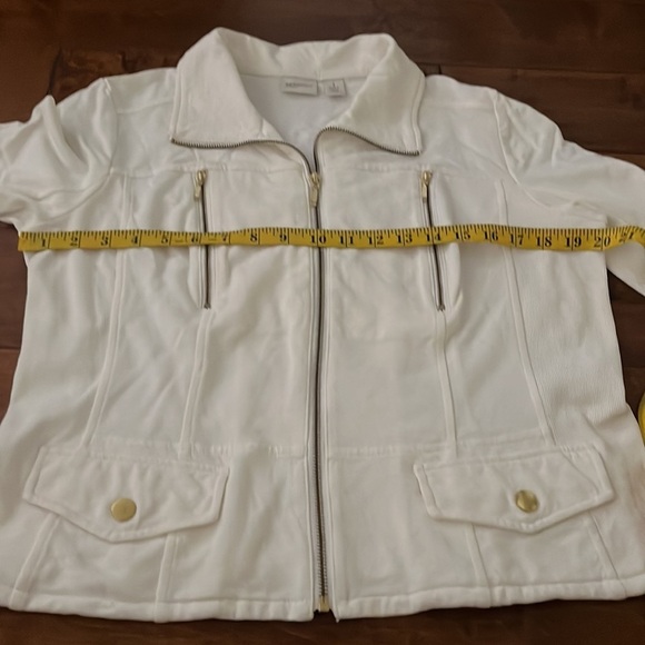 ZENERGY by Chicos Sylvia Knit Hardware Jacket - Picture 8 of 12